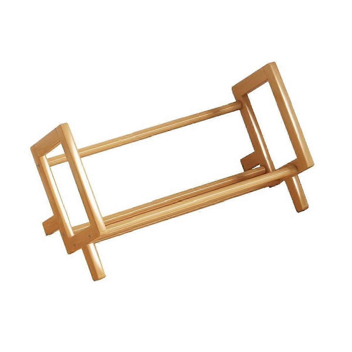 Desktop Bookshelf Bookshelf Storage Rack Wooden Inclined Bookshelf