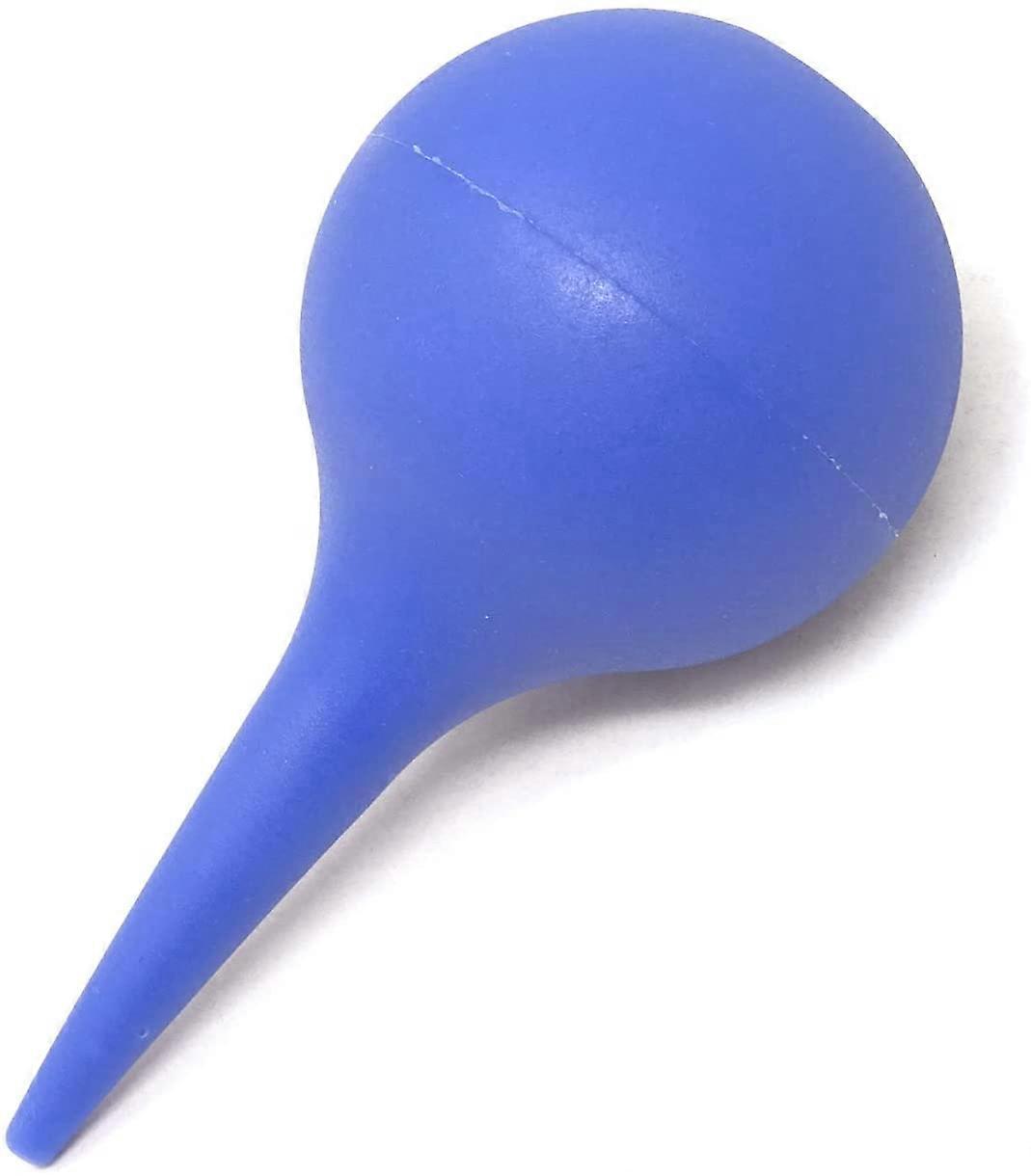 75ml Rubber Squeeze Bulb Ear Syringe Ball Laboratory Tool (Blue)