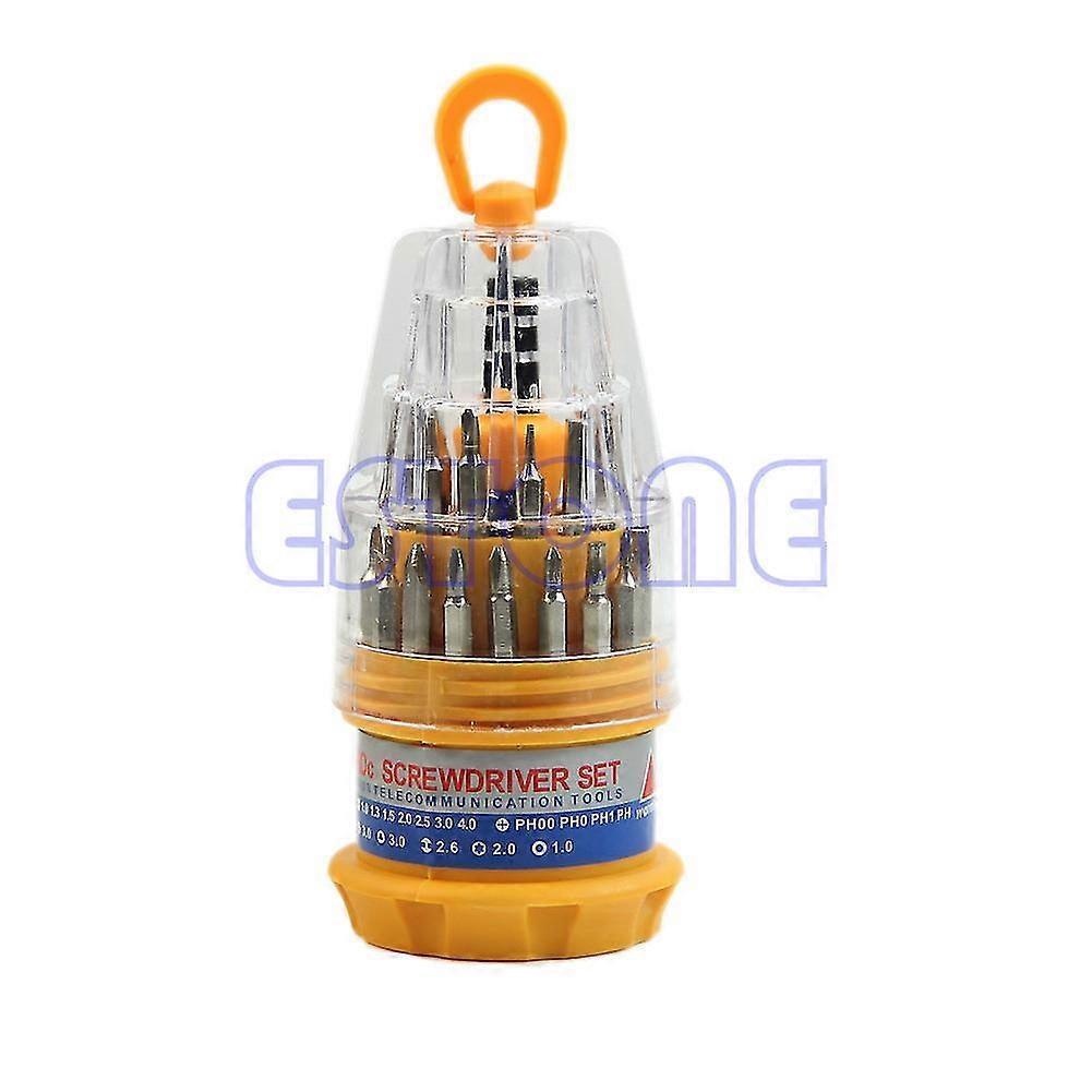 Delicate 31 In 1 Precision Set Handle Screwdriver Mobile Phone Repair Kit Tool