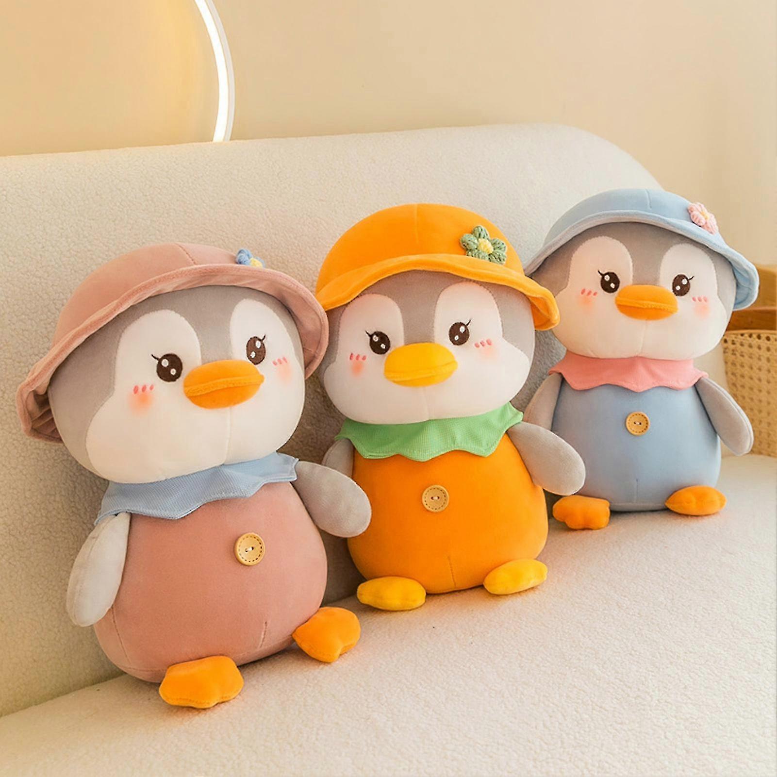 لطيف البطريق أفخم لعبة محشوة دمية الحيوان الإبداعية لطيف محاكاة محشوة لعبة للأطفال الفتيات هدية الديكور جمع