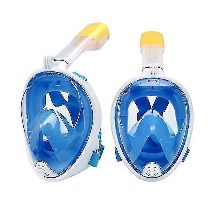 Snorkel Mask Anti Fog Full Face Swimming Diving Scuba Goggle Anti Leak Protector