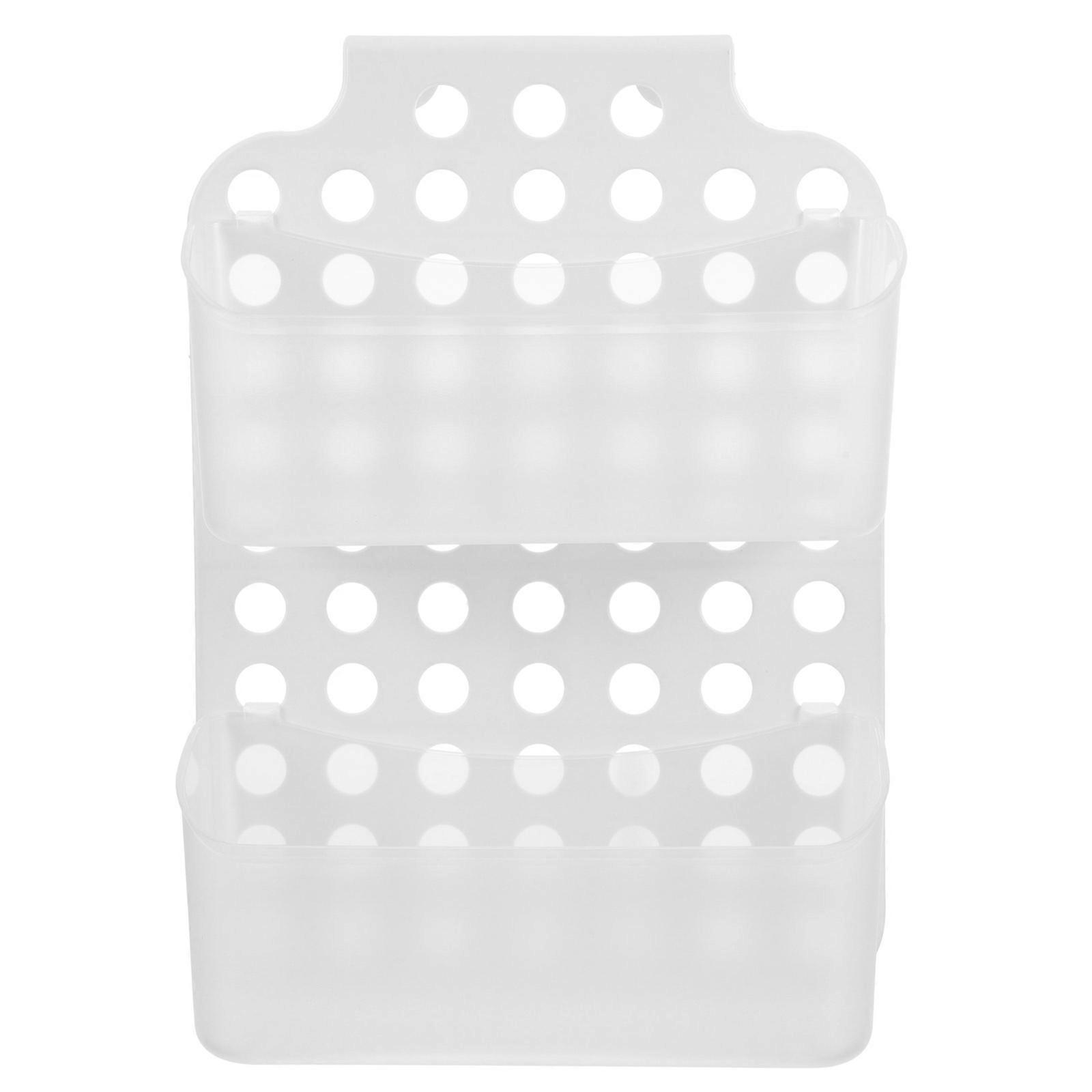 No Drilling Shower Storage Organizer Bathroom Storage Rack Kitchenware Punch Free Container