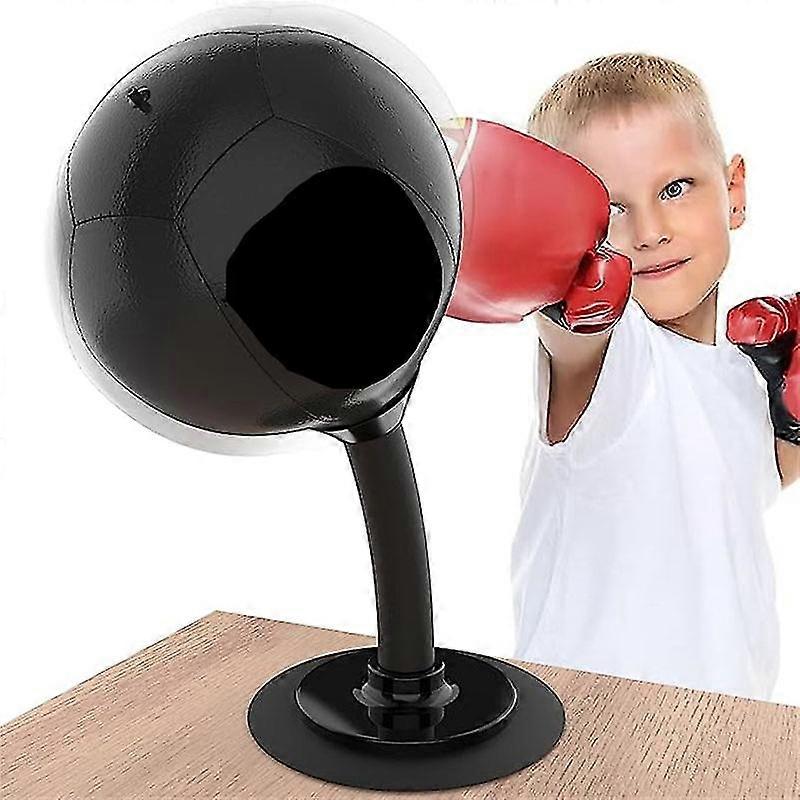 حقيبة اللكم سطح المكتب للأطفال حقائب السرعة للملاكمة مع كأس شفط