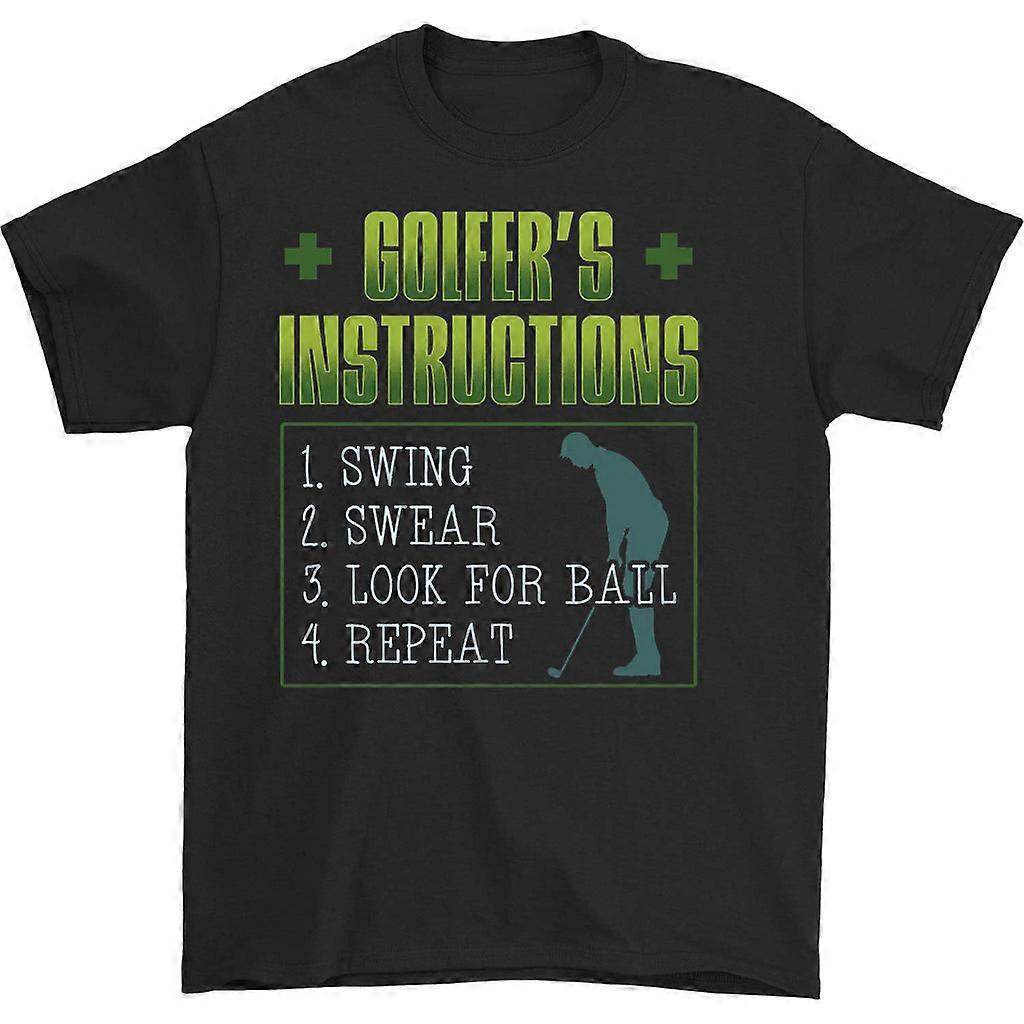 Golfer's Instructions T-shirt