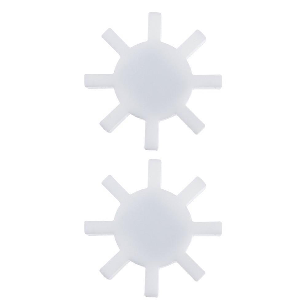 2 יחידות מוט ערבוב מיקסר PTFE צורת גלגל שיניים לערבב בר ערבוב מעבדה בצורת גלגל שיניים