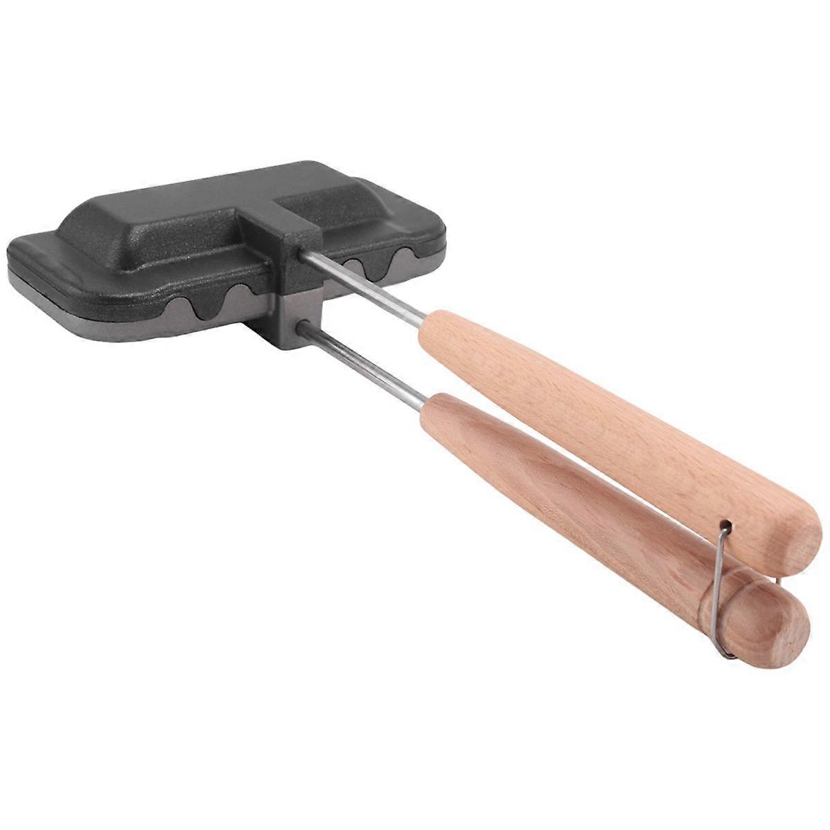 Sandwich Pan Pie Maker Detachable Kitchen Tools Portable Fast Heating Cast Iron Rectangle for Muffi