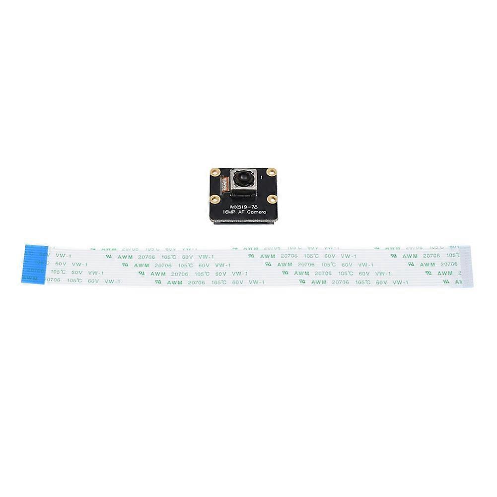 IMX519-78 16MP Camera Auto Focus 4656X3496 High-Resolution Industrial Grade Camera for 4B 3B+ 3B Ze