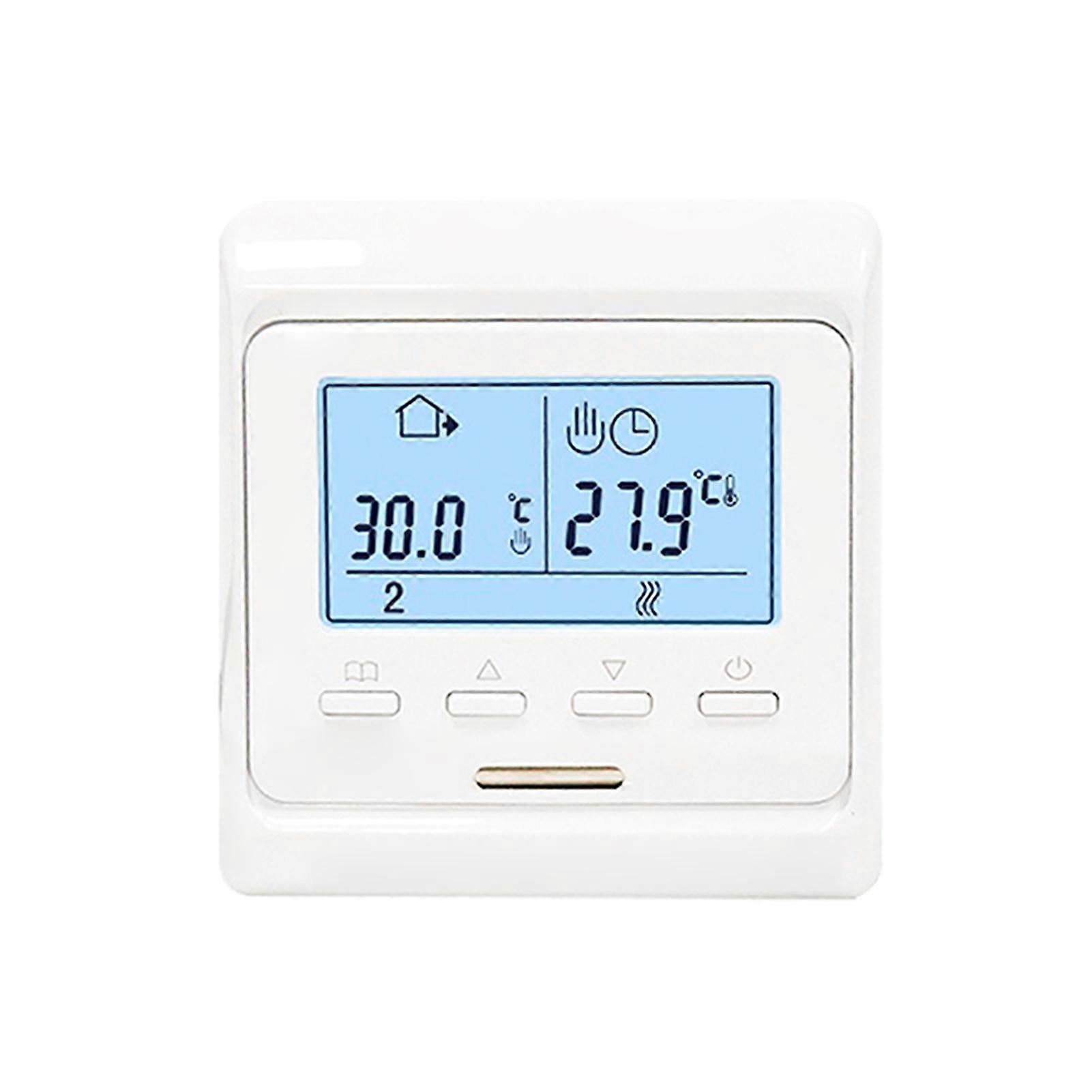 230V Programmable Thermostat LCD Digital Water Heating Thermostats Home Temperature Controller 6 Periods Program 3A 16A