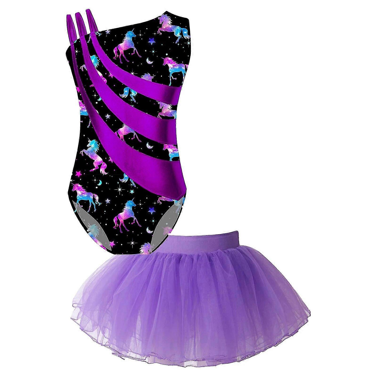 Girls Ballet Dance Tutu Dress Kids Short /Long Sleeves Tulle Bowknot Skate Gymnastics Christmas Birthday Party Leotard Dancewear – Buy The Best Products In The Online Store - Foto 2