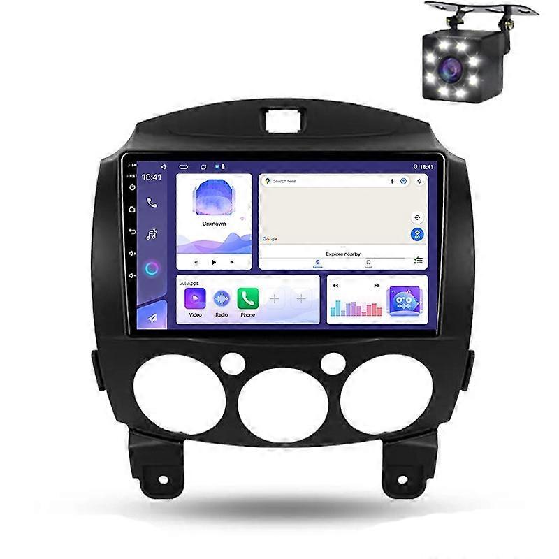 For Mazda 2 DE 2007 - 2014 Car Multimedia Video Player Carplay Navigation GPS