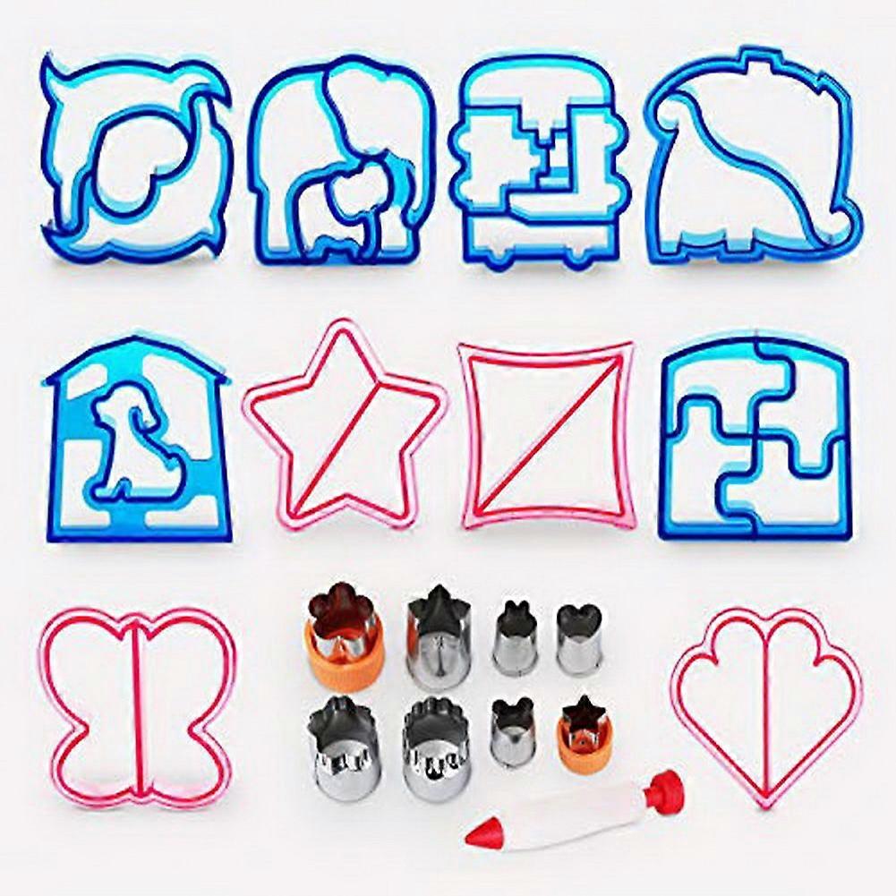 Children's Sandwich Cutting Machine 18 Piece Set Cute Shaped Sandwich Bread Slicer DIY Baking Tools