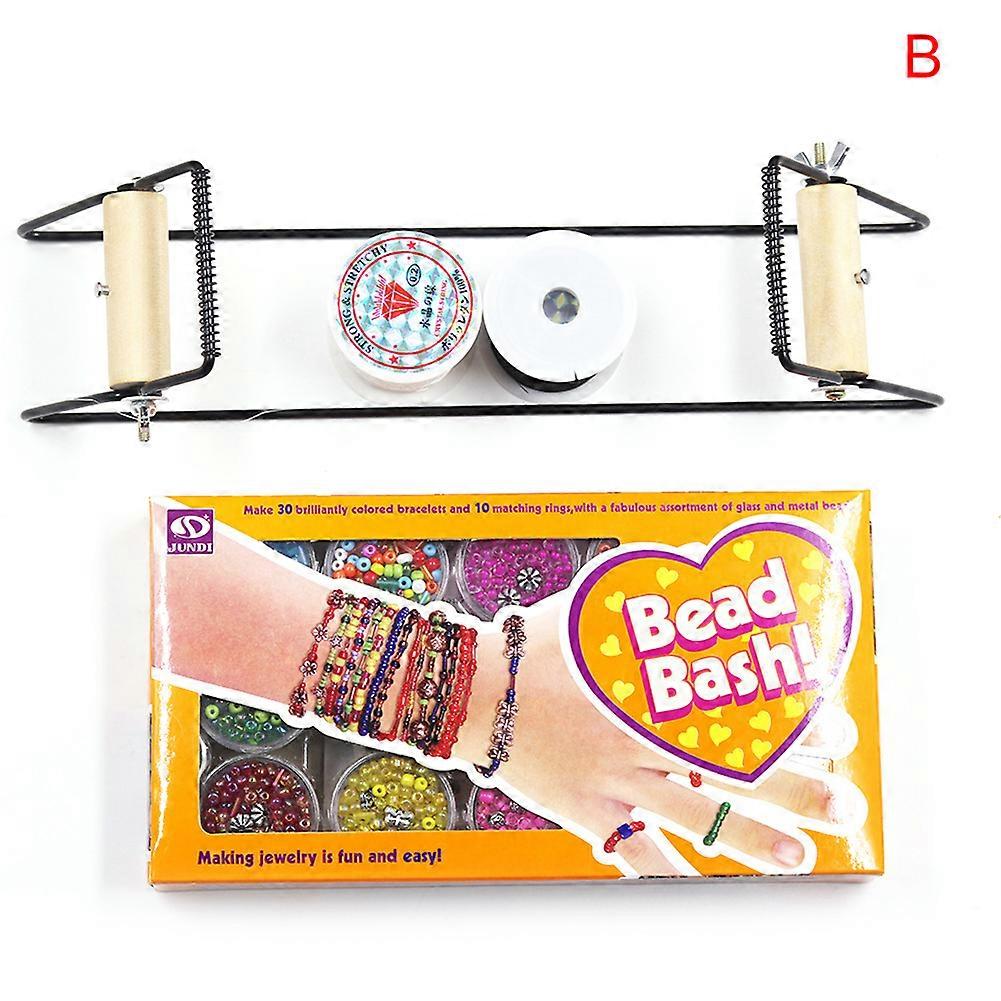 DIY Stainless Steel Weaving Beading Loom Jewelry Bracelet Knitting Machine Tool