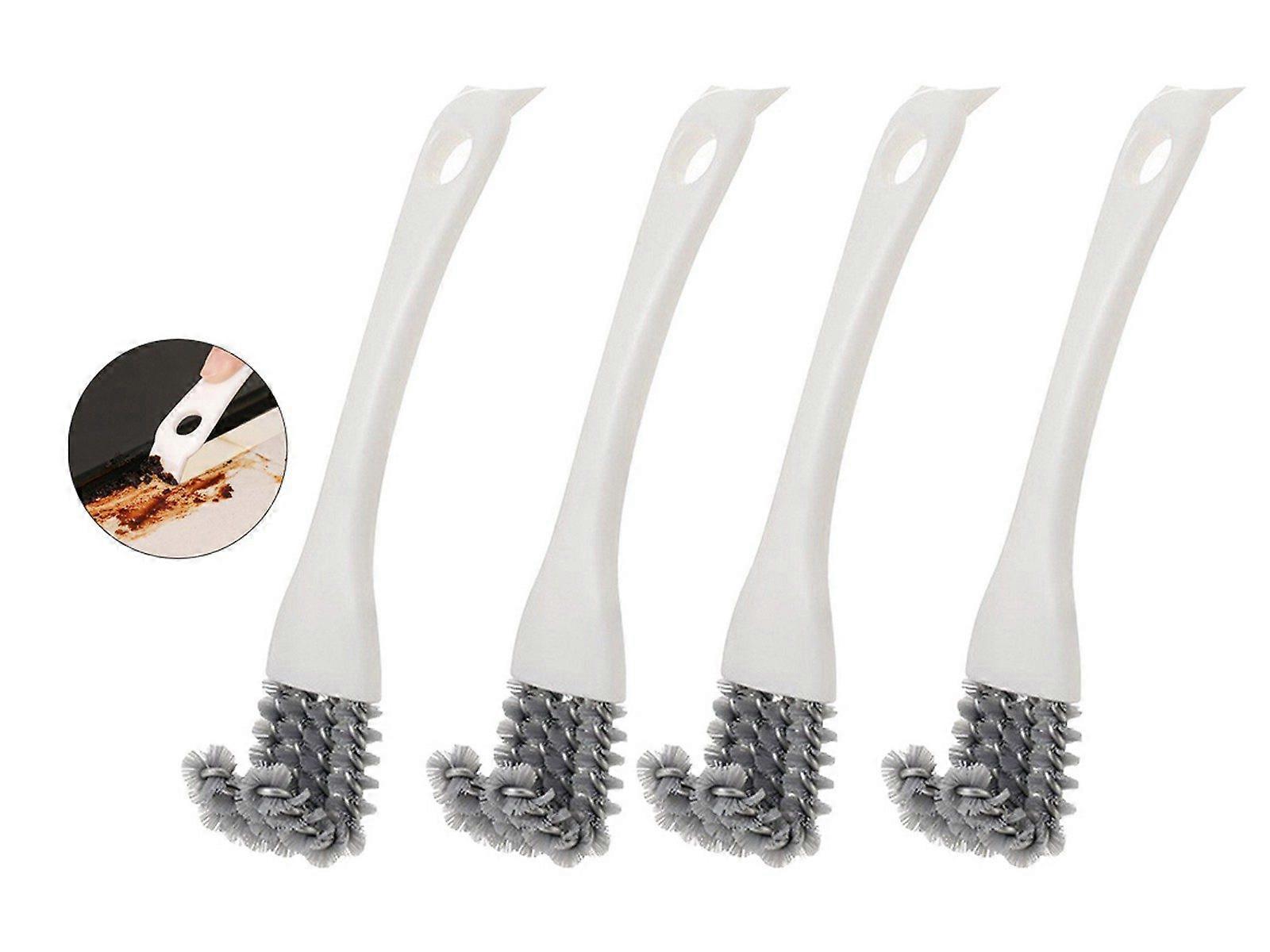 4Pcs BBQ Grill Cleaning Brush BBQ Mesh Rack Brush Kitchen Drain Rack Brush