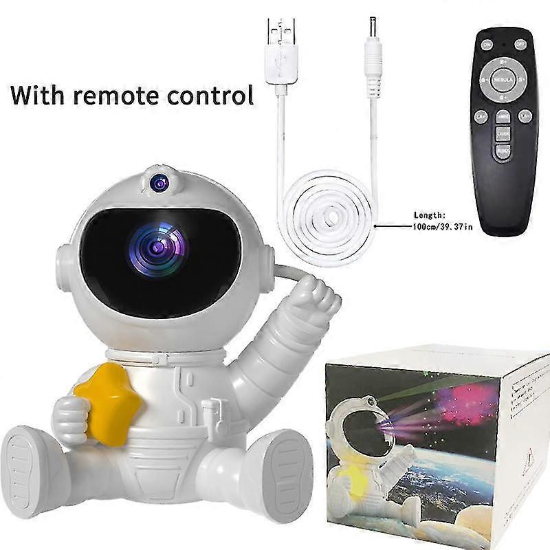 Space Shuttle Rocket Astronaut Starlight, projector lamp atmosphere astronaut projection nightlight bedroom decoration