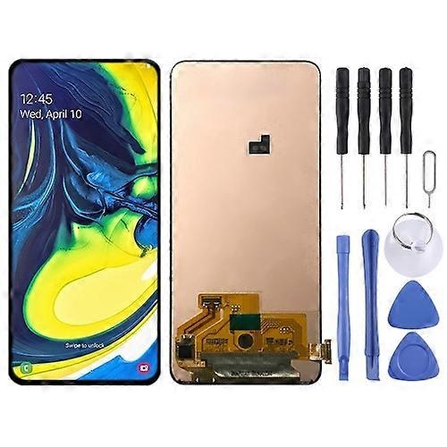 ORIG Super AMOLED LCD Screen For Samsung Galaxy A80 with Digitizer Full Assembly