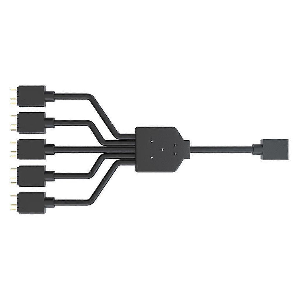 Argb 1 To 5 3pin 5v Flexible Fan Rgb Adapter Cable Computer For Case Connector Splitter For Msi
