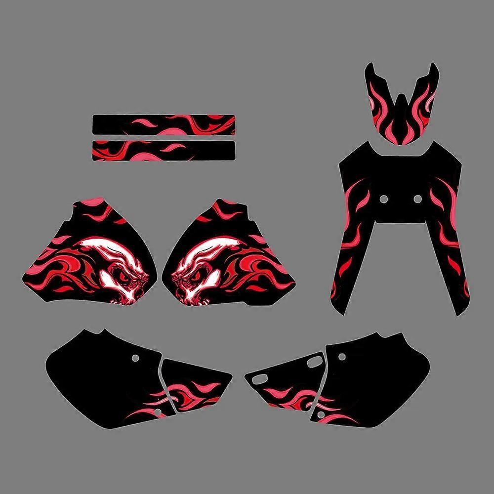 Full Graphics Background Sticker Set for Honda XR250 XR450 1996 1997 1998 1999 2000 2001 2002 2003 2004 XR 250 450 Customized