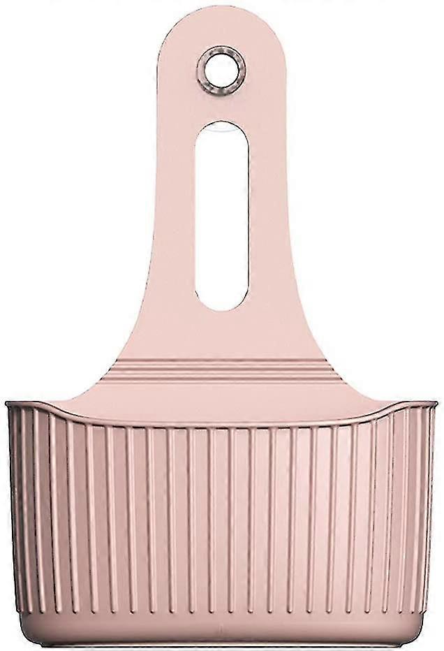 Generic Sink Organizer Kitchen Gadgets With Hanging Suction Cup Sponge And Brush Holder, Quick Drain, Pink