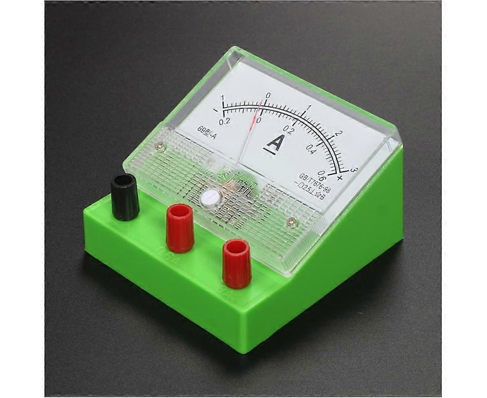 Analog Current Meter Ammeter Class 2.5 Electricity Teaching Experiment Tool