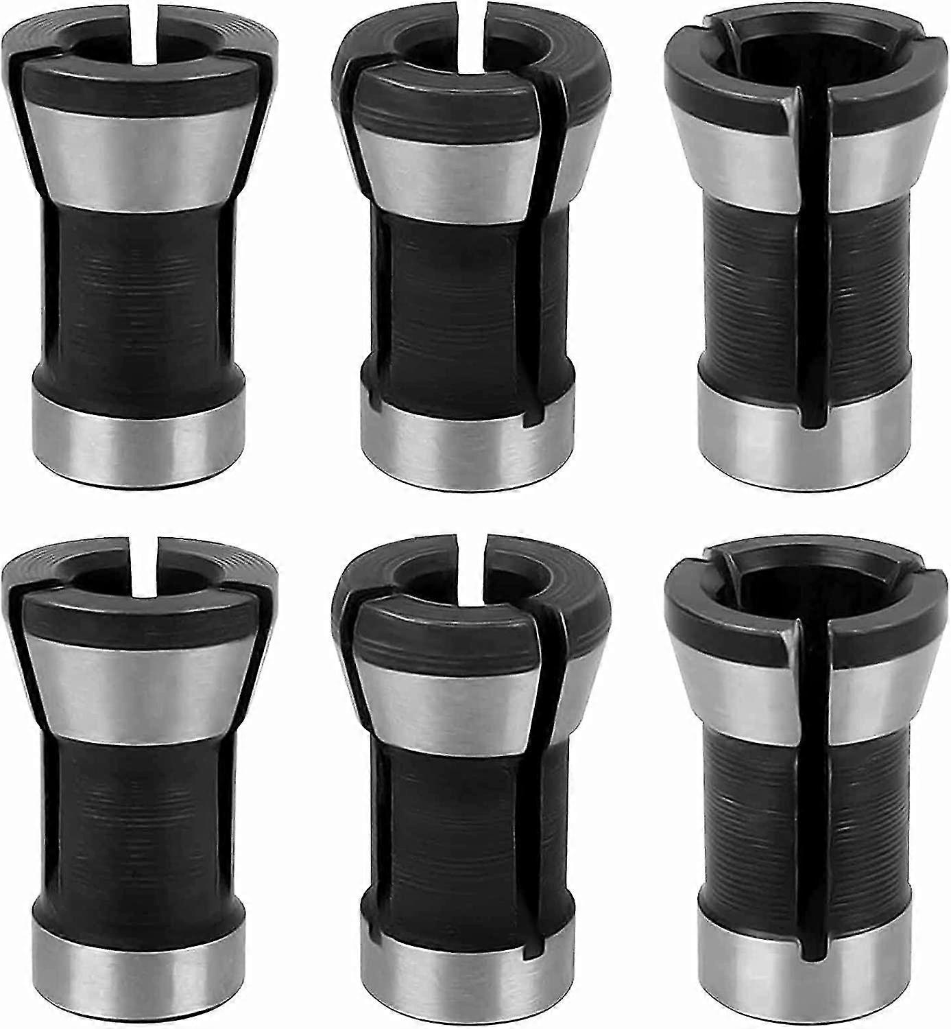 6-piece Collet Collet, Collet Collet Adapter, Collet Collet Adapter, 6.35mm 8mm 6mm
