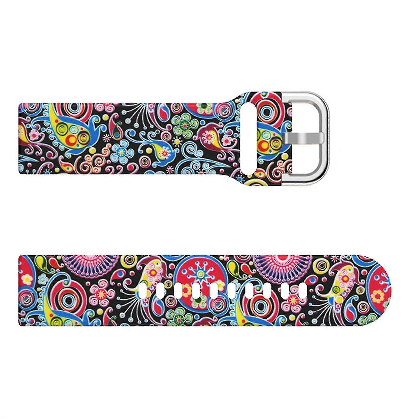 For Realme-2 / 2 Pro Watch Bands Fashion Pattern Replacement With Silver Clasp