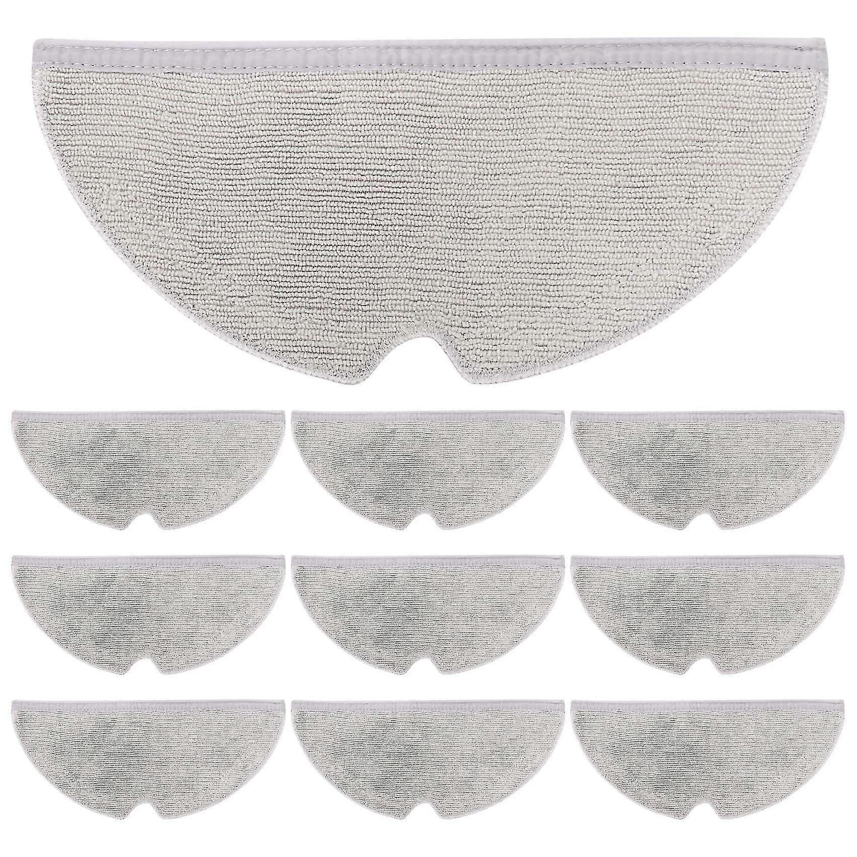 10 Pcs Microfiber Mopping Cloth Compatible For S5 S5 Max S6 S6 Pure S6 Maxv E4 E35 E2 Vacuum Cleaner
