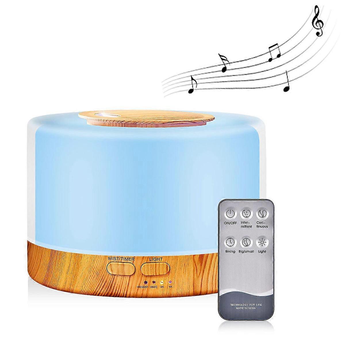 700ml Essential Oil Diffuser, 5 in 1 Ultrasonic Aromatherapy Fragrant Oil Vaporizer Humidifier, Timer and Auto-Off Safety Switch, 7 LED Light Colors