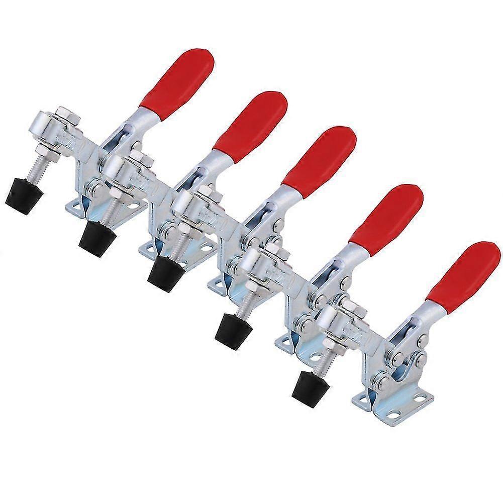 5pcs Gh-225-d Toggle Clamp Horizontal Toggle Clamps 227kg Holding Capacity Quick Release Tool