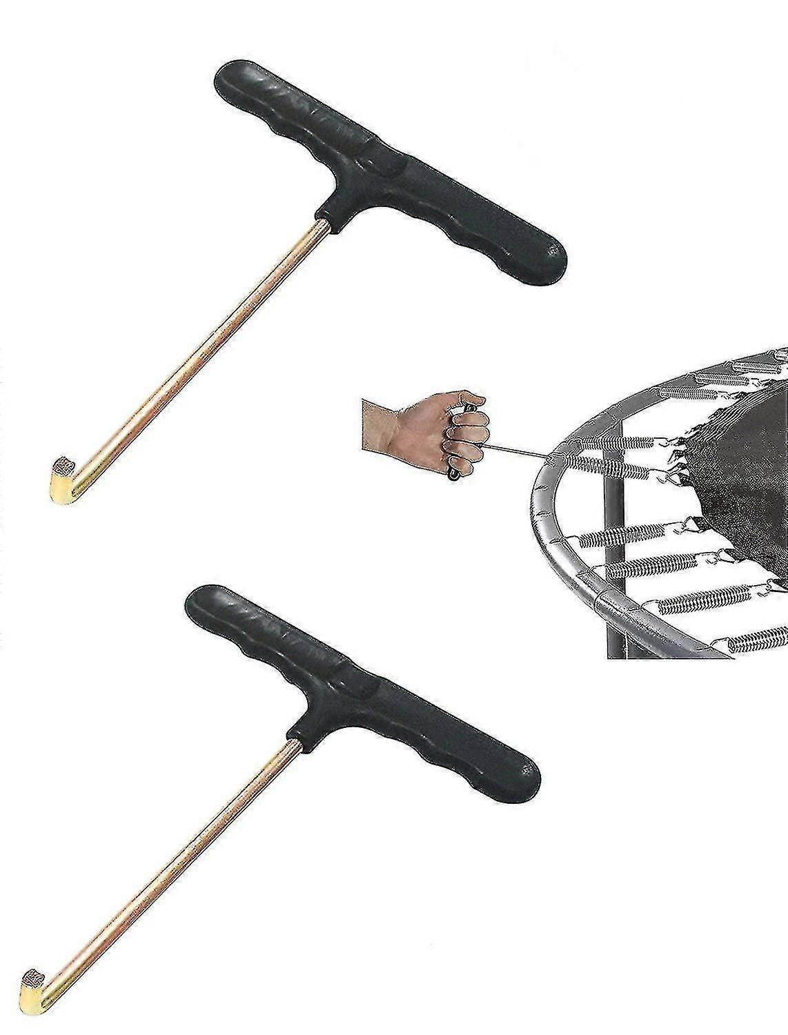 Trampoline Spring Pull Tool T-hook (2 Pack)