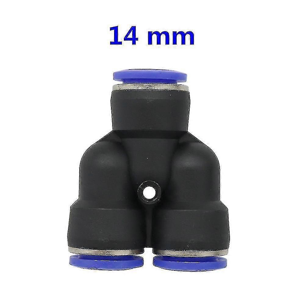 4/6/8/10/12/14/16mm Interface Slip Lock Y Shape Quick Connector Garden Irrigation Water Pipe Coupling Pneumatic Pipe Fitting 5pc