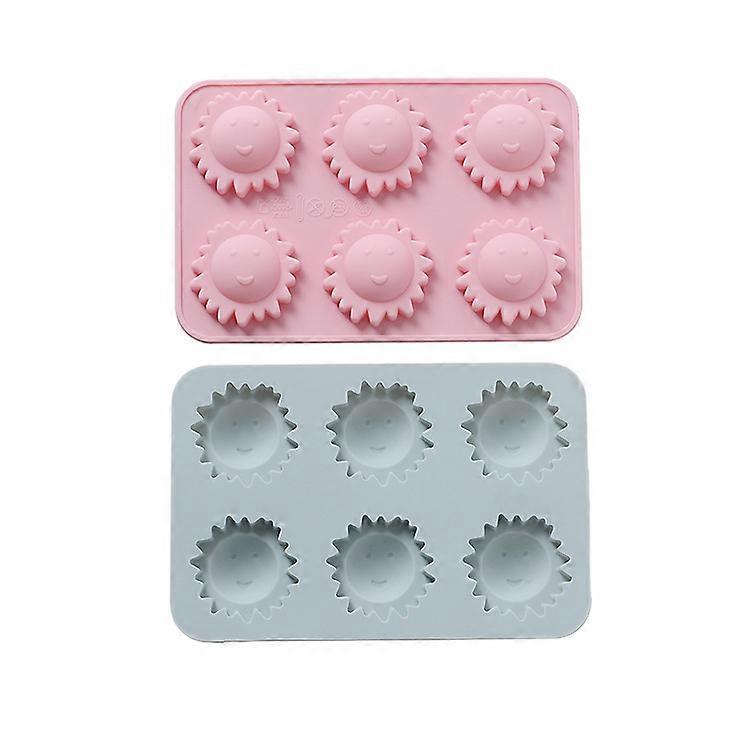 2pcs Silicone Chocolate Cake Mould Candy Cook