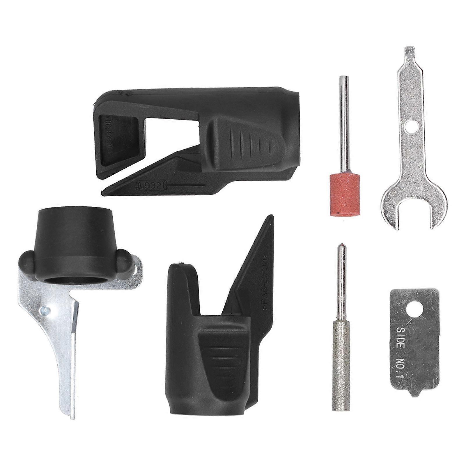 Electric Chainsaw Sharpener Kit Grinding Knife Chain Tool Set Attachment Polishing Bit