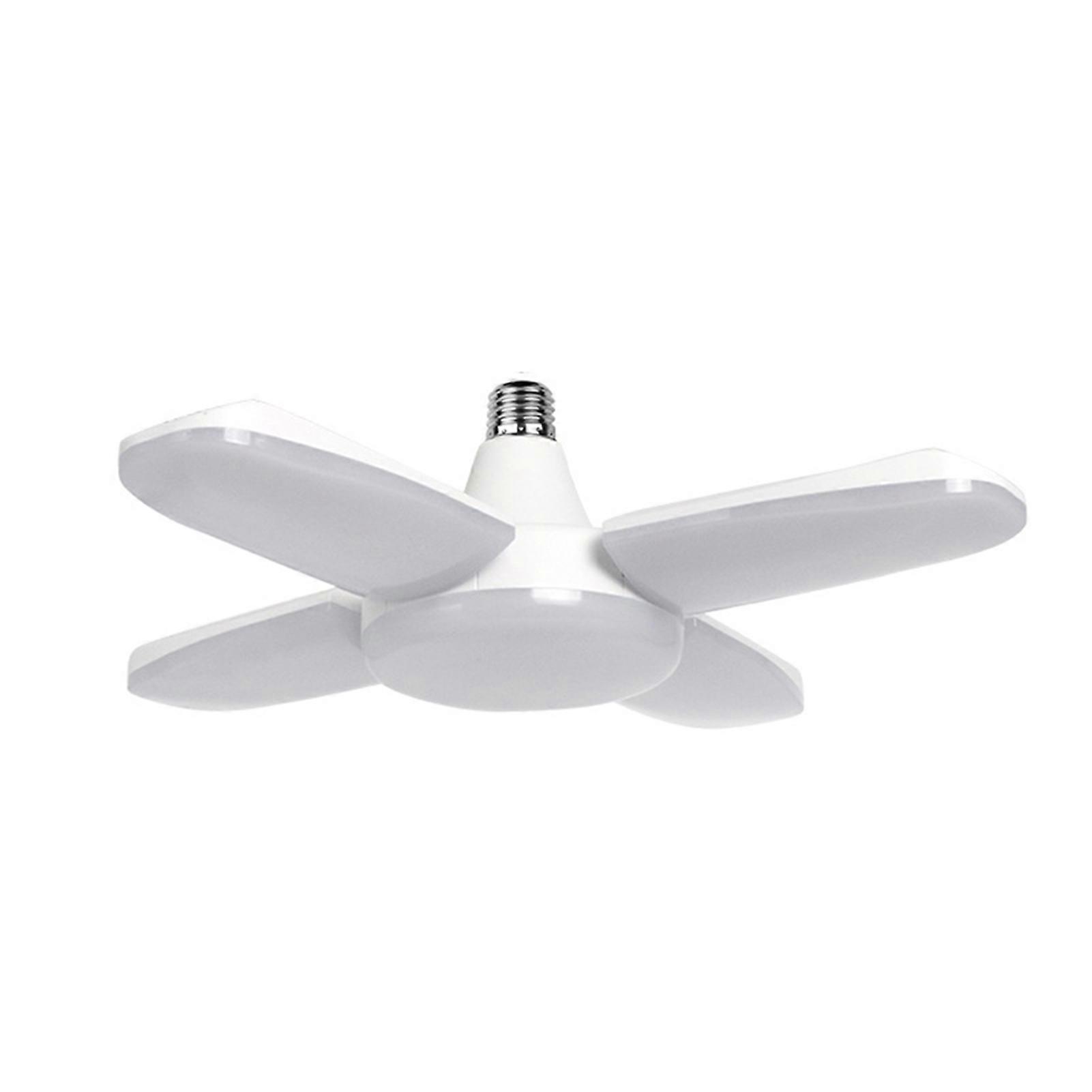Garage Light 4 Panels 90 Degrees Adjustable E26/E27 6500K Foldable Fan Bulb for Warehouse