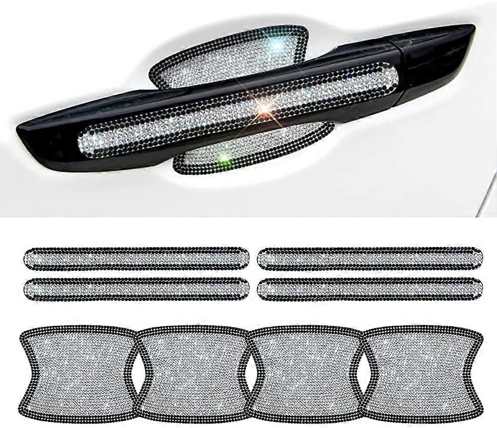 8pcs Two-color Combination Car Door Handle