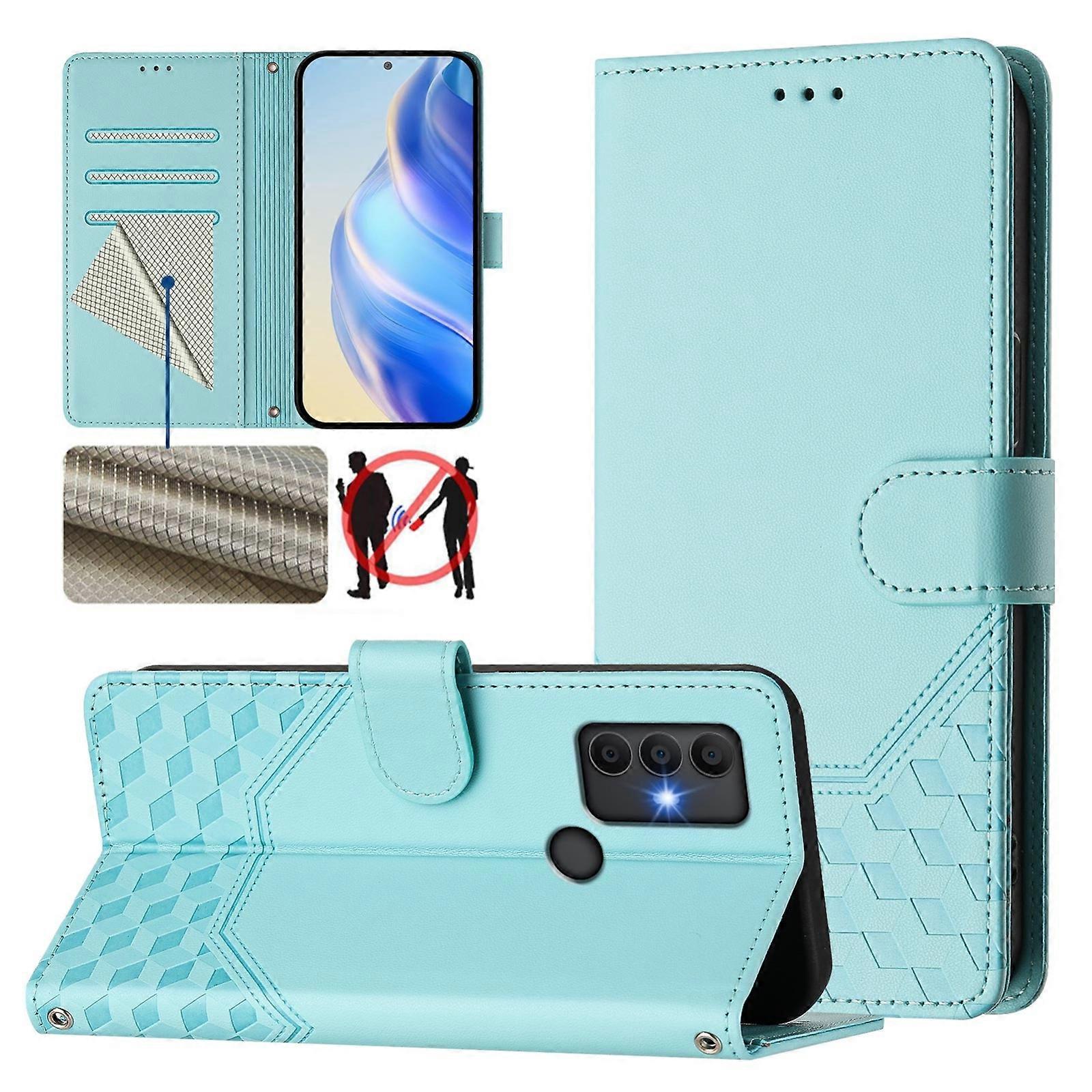 RFID PU Phone Case For TCL 305 / 306