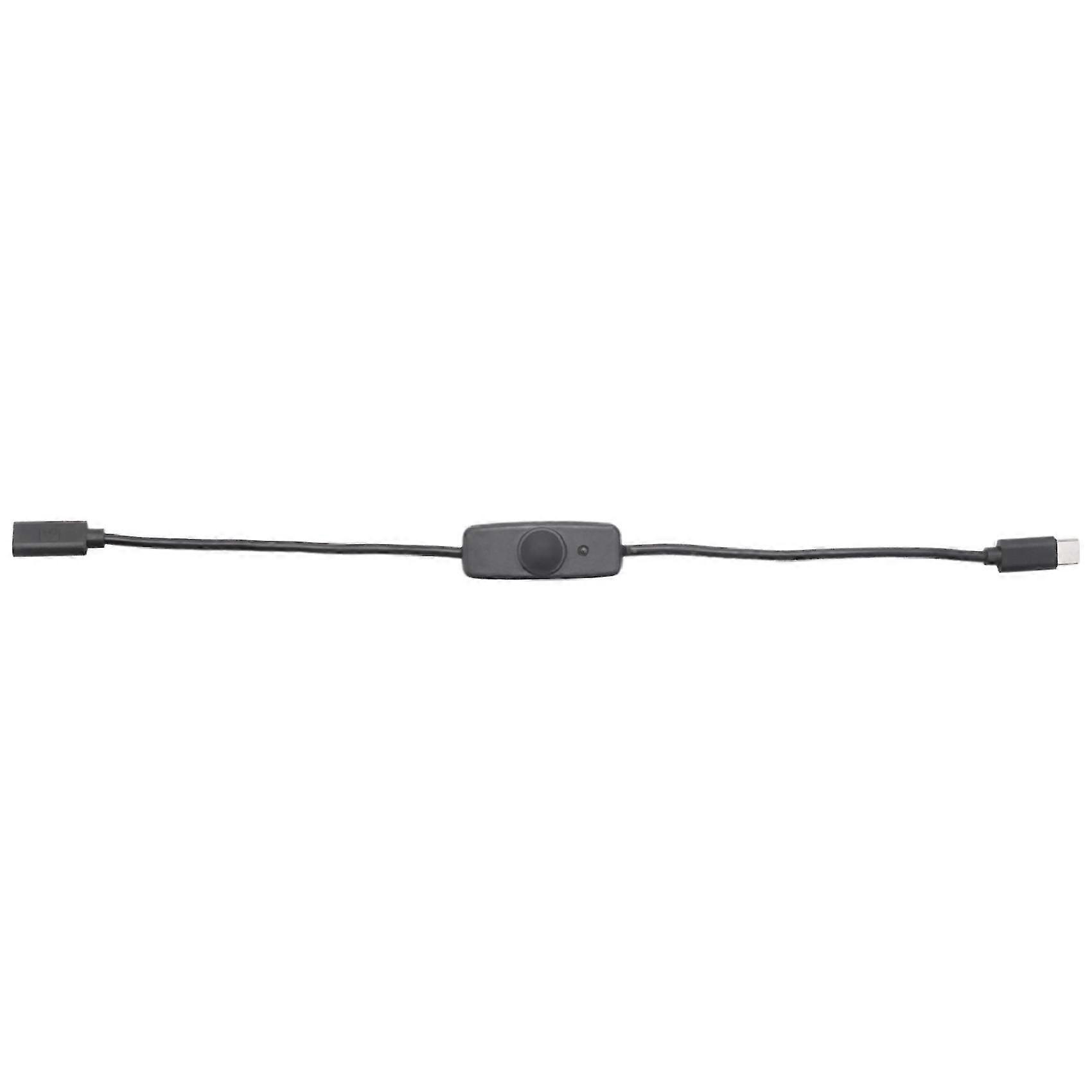 Afbryder USB Type C med indikatorlampe Han til hun USB-C forlængerkabelkontakt til Raspberry Pi 4B