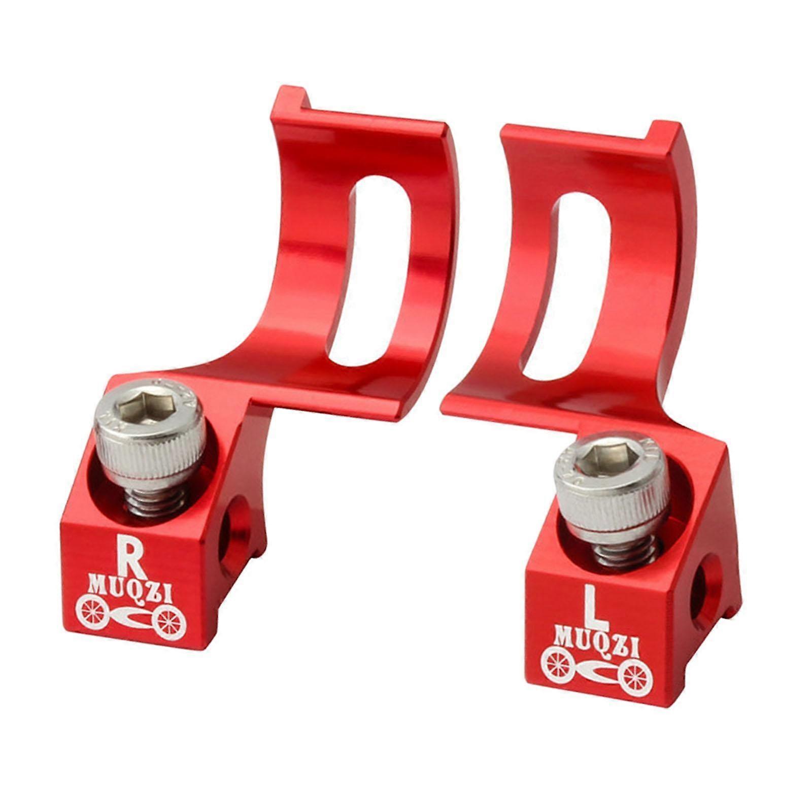 Bike Brake Level Triggers Shifter Adapter Shift Mount Clamp Red Left Right