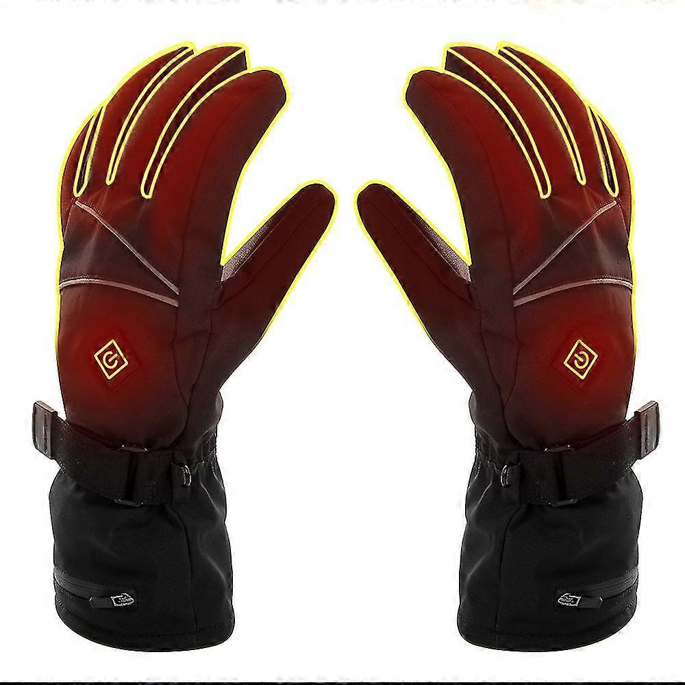 Three-speed Temperature-adjustable Electric Heating Gloves Heated Gloves With Rechargeable Battery For Men Women For Arthritis Handsl Size With Batter