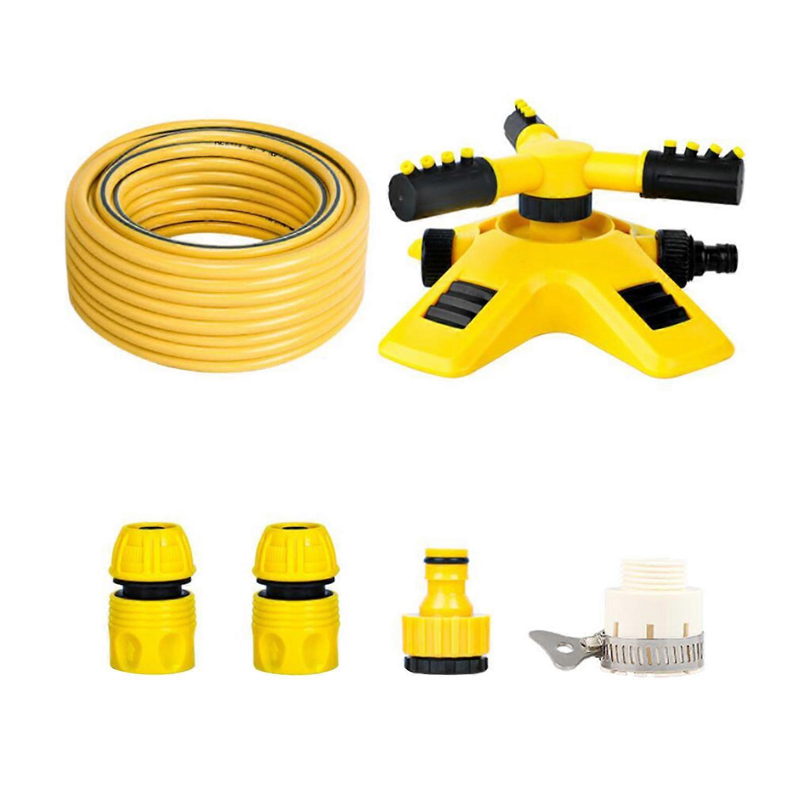 Automatic Lawn Sprinkler for Plant Irrigation Adjustable Large Area Coverage DN15 Quick Connect