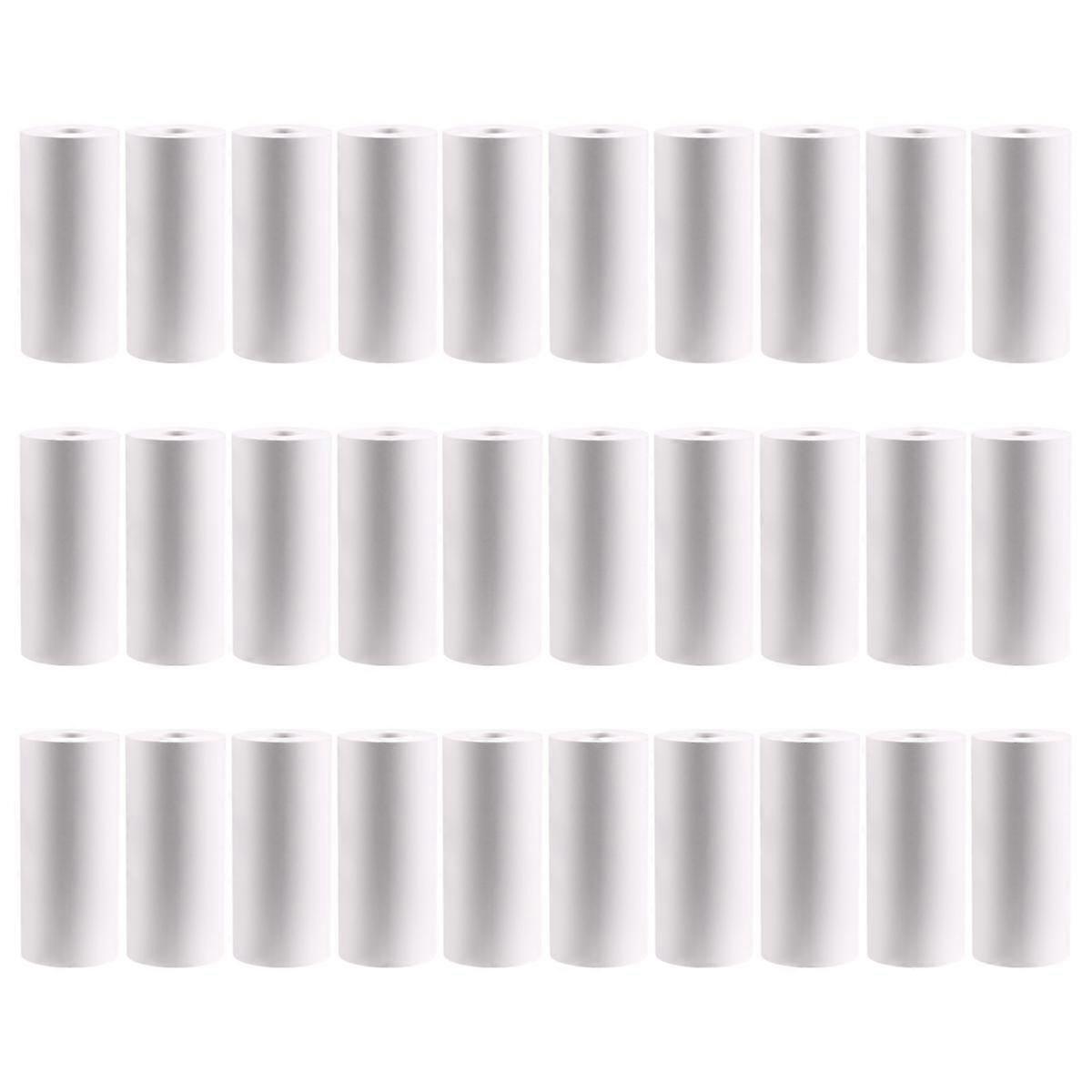 57x25mm θερμικό χαρτί 30 ρόλων άσπρα μέρη εξαρτημάτων αντικατάστασης χαρτιού εκτύπωσης παιδικών φωτογραφικών μηχανών στιγμιαίας εκτύπωσης παιδιών