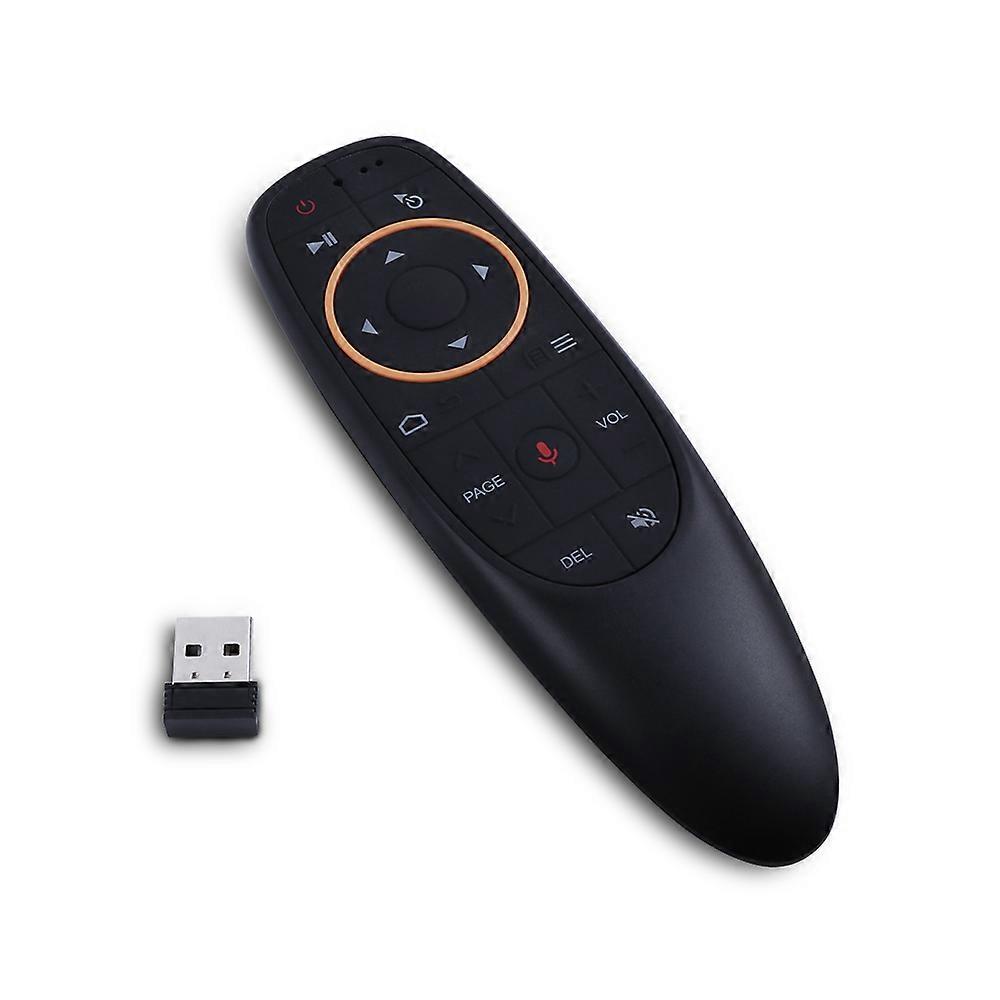 G10S Air Mouse Hlasové diaľkové ovládanie 2.4G USB prijímač pre Android TV BOX PC Gyroskopické snímanie Mini Wirel