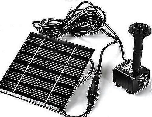 مضخة مياه بالطاقة الشمسية نافورة حديقة ، رش حمام السباحة ، مضخة بركة ، حوض السمك ، خزان الأسماك مع لوحة شمسية منفصلة وكابل بطول 3 أمتار و 4 بخاخ