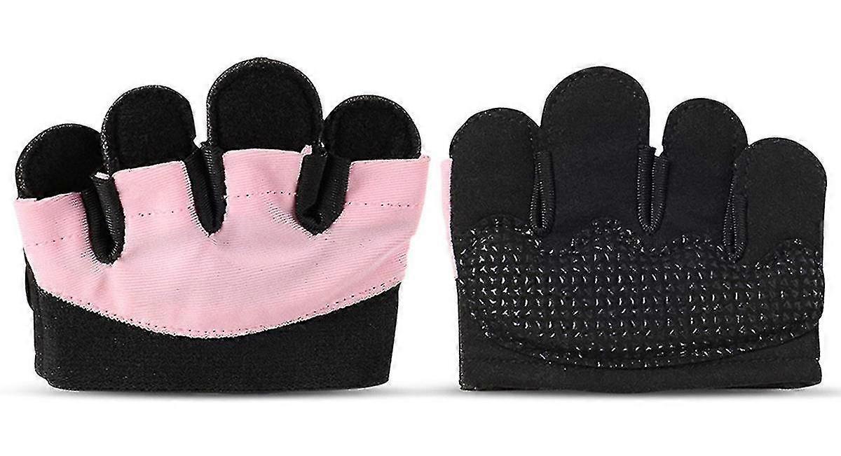 Lifting Non-slip Training Gloves Nylon Silicone Non-slip Four Finger Sports Gloves Equipment Training