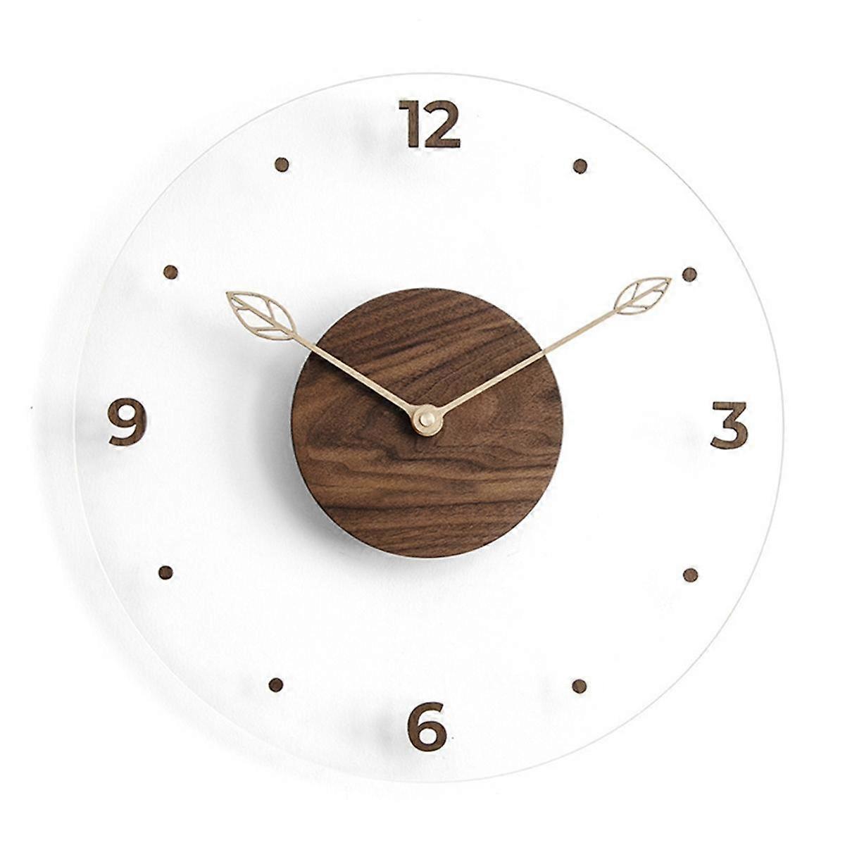 Nordic Simple Wall Clock Transparent Clock Wall Clock Living Room Home Wall Clock Decoration
