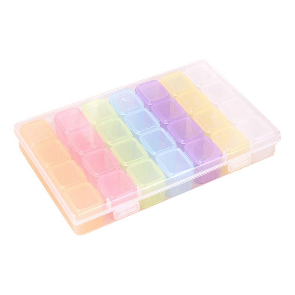 Decorative Dust-Proof Independent Partition Transparent Diamond Box - Storage Solution