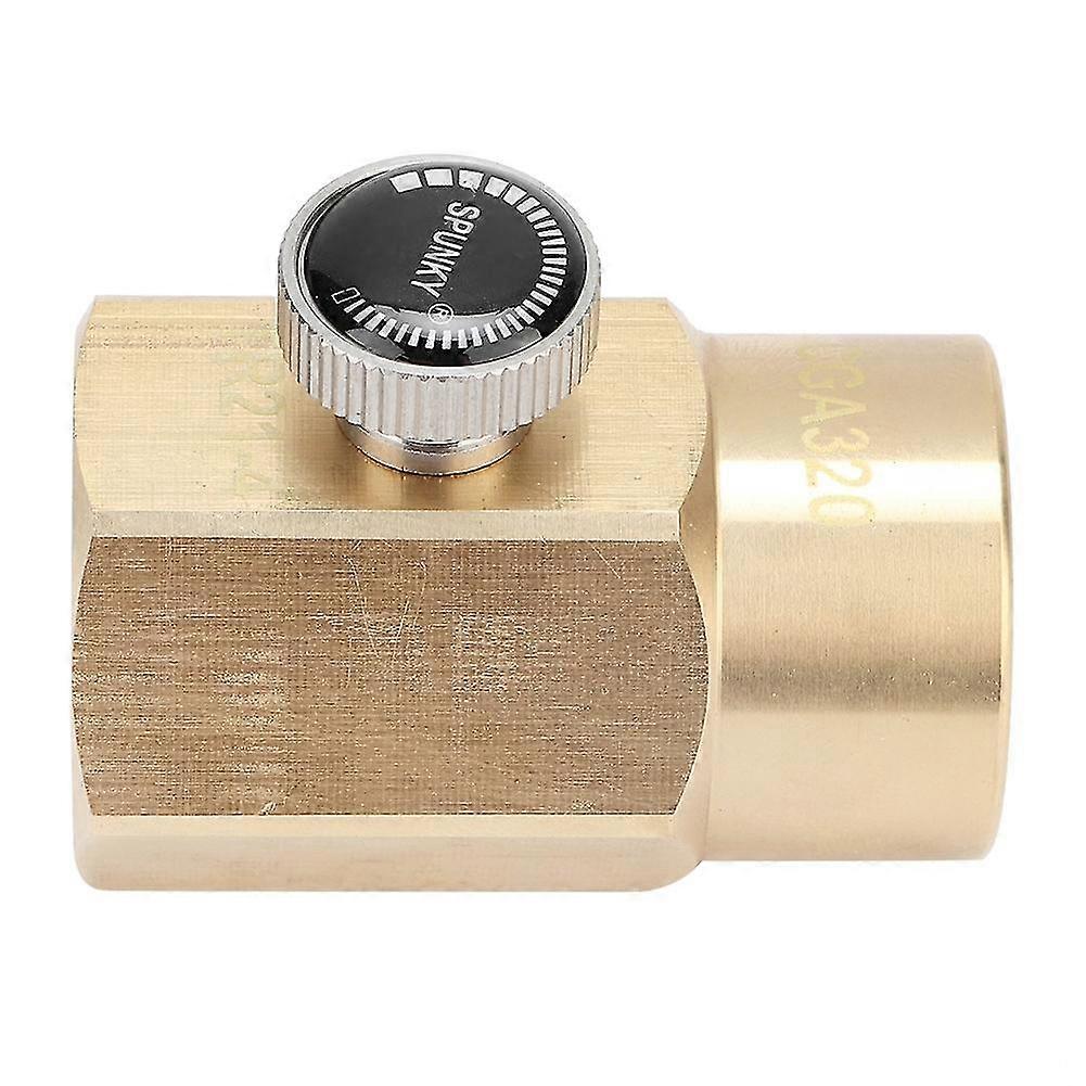 Mini Soda Water Cylinder Refilling Valve Adapter With Bleed Valve Tr21-4 To Cga320