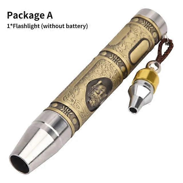 LED Pocket Flashlight 365nm White Yellow UV Light 3 In 1 LED Torch for Jade Jewelry Identification