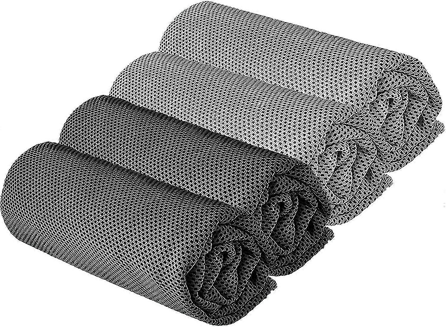 4 Pcs Cooling Towel (120x30cm) Cool Cold Towel For Neck, Microfiber Ice Towel, Soft Breathable Chill
