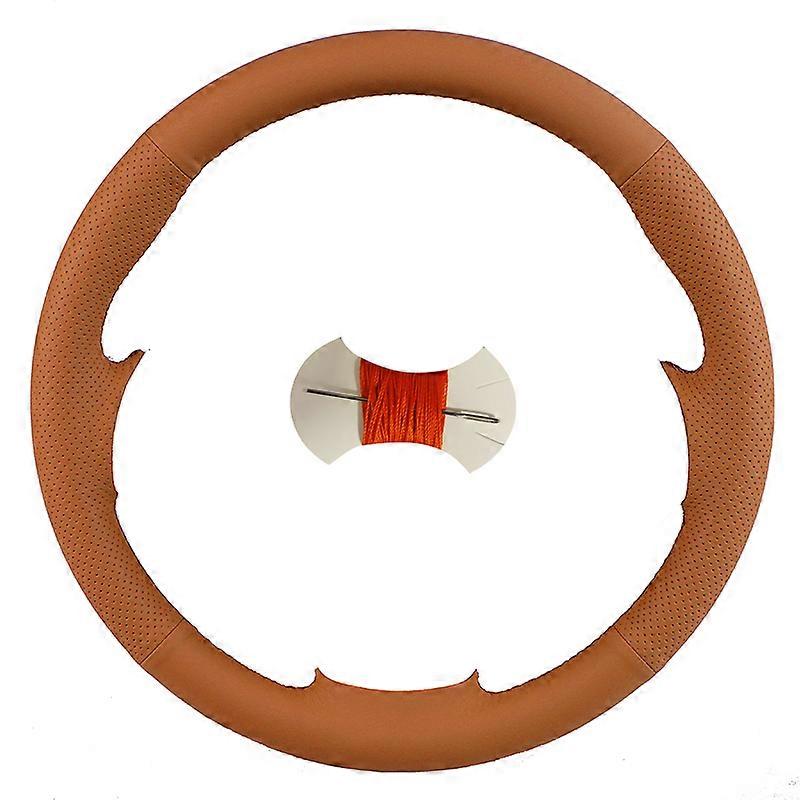 Artificial Leather Car Steering Wheel Cover For Mitsubishi Lancer EX 10 Lancer X Outlander ASX Colt Pajero Sport Steering wheel