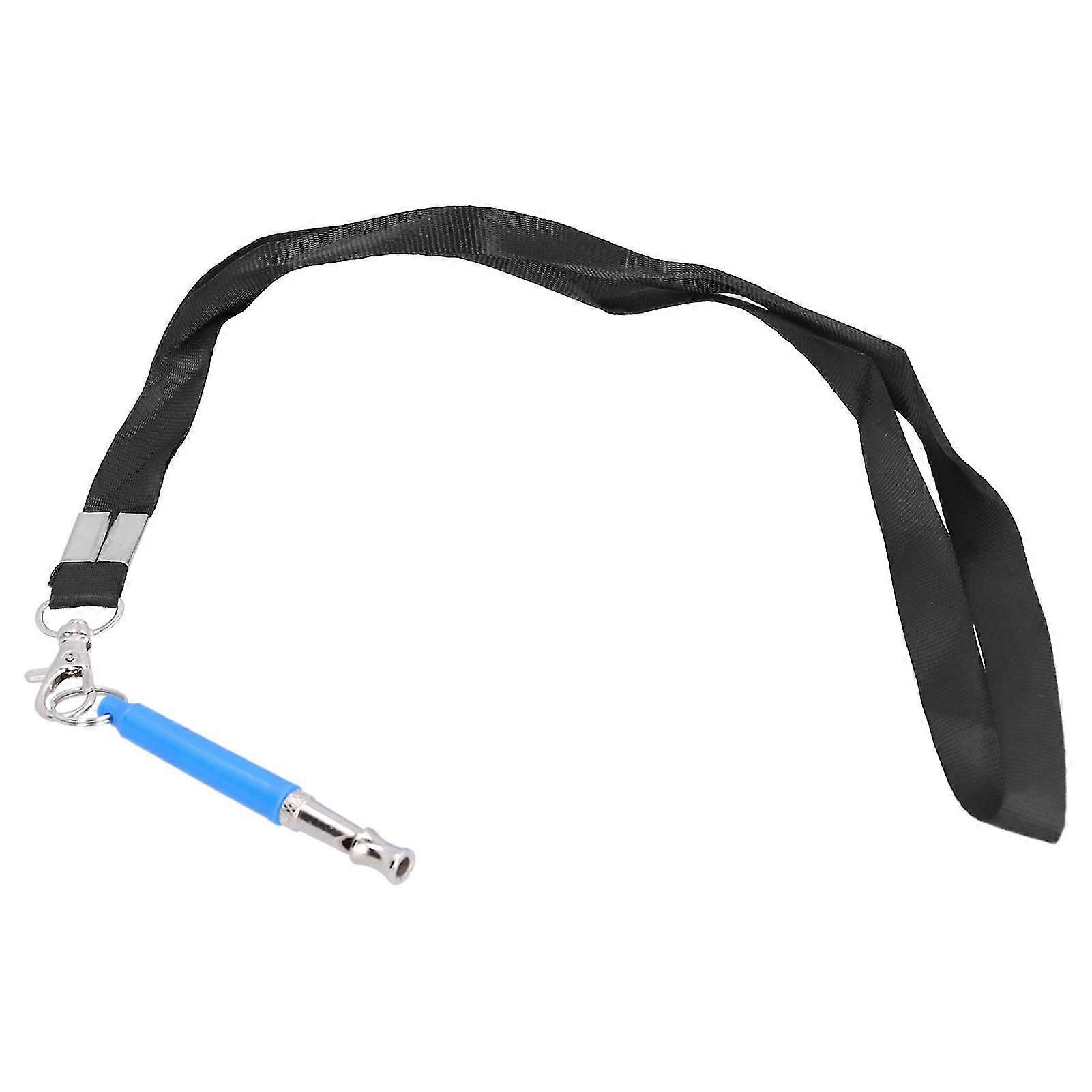 Adjustable Ultrasonic Dog Training Whistle with Barking Control - Blue